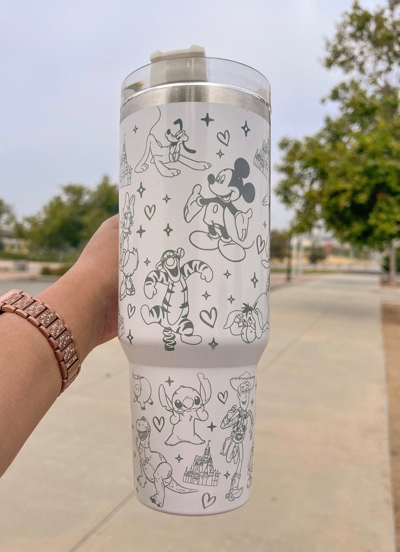 Disney Character Stanley Cup Stainless Steel 40 Oz Tumbler