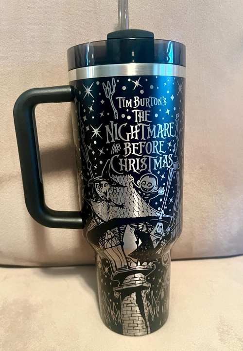 Custom Name Nightmare Before Christmas Stanley 40oz Tumbler