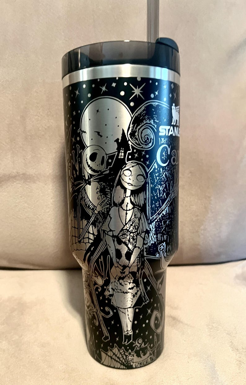 Custom Name Nightmare Before Christmas Stanley 40oz Tumbler