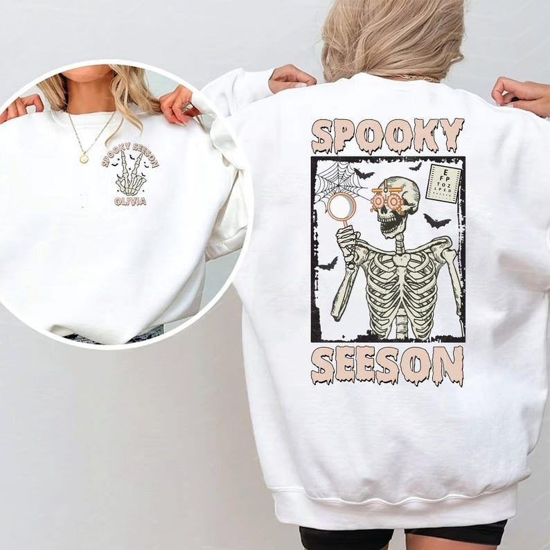 Personalized Optometry Halloween Crew, Spooky Seeson Shirt