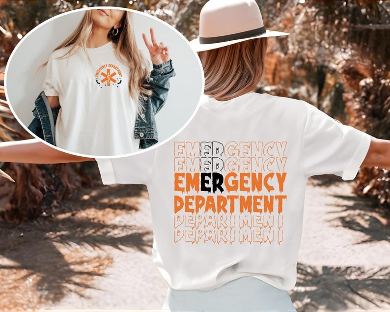 Emergency Department Halloween Shirt, Halloween ER Nurse Shirt, Emergency Nurse Shirt