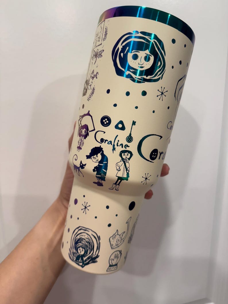 Personalized Coraline Tumbler 40 oz