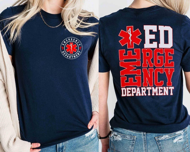 Emergency Department Nurse Shirt, RN Shirt, Nurse Gift, ER Nurse Shirt, Emergency Medicine Nurse