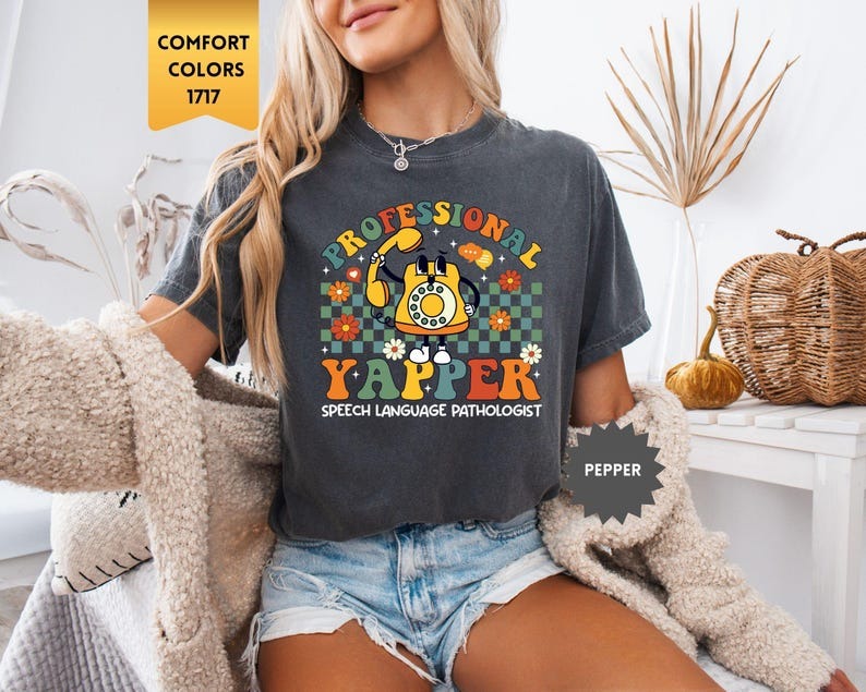 Comfort Colors® Speech Therapy Shirt, Speech Therapist T-shirt