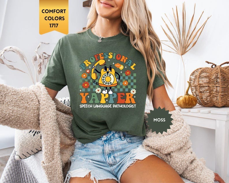 Comfort Colors® Speech Therapy Shirt, Speech Therapist T-shirt