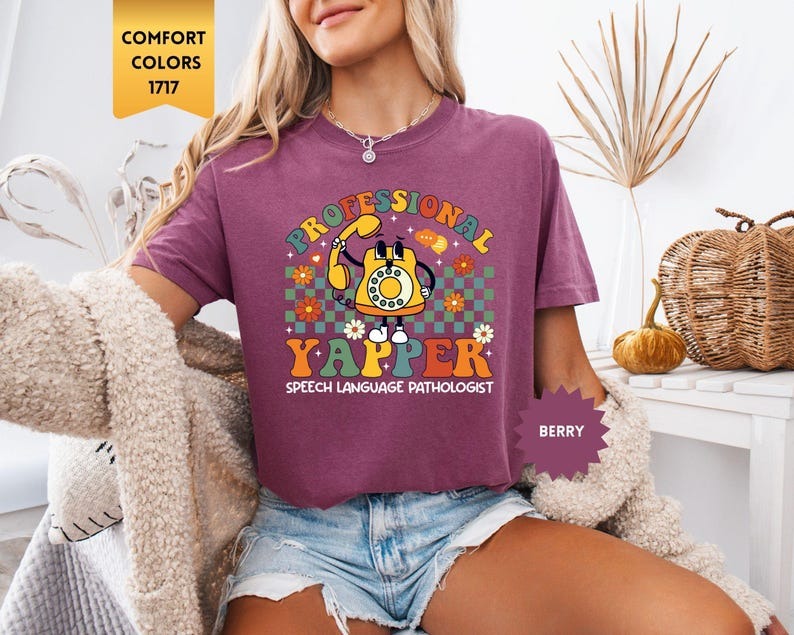 Comfort Colors® Speech Therapy Shirt, Speech Therapist T-shirt