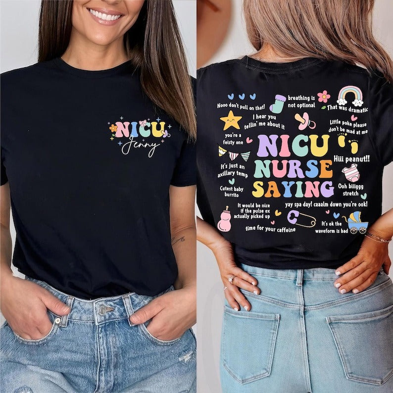 Personalized NICU Nurse, Nicu RN Tshirt