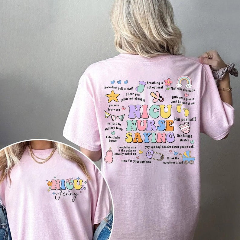 Personalized NICU Nurse, Nicu RN Tshirt