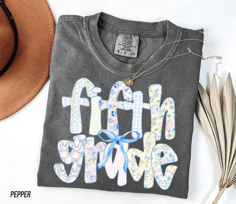 Comfort Colors® Fifth Grade Teacher Shirt, Cute 5th Grade Teacher Tshirt