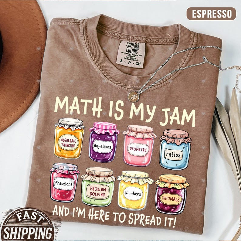 Comfort Colors® Math Teacher Shirt,Math Lover Shirt, Math Teacher Gifts, Math is My Jam