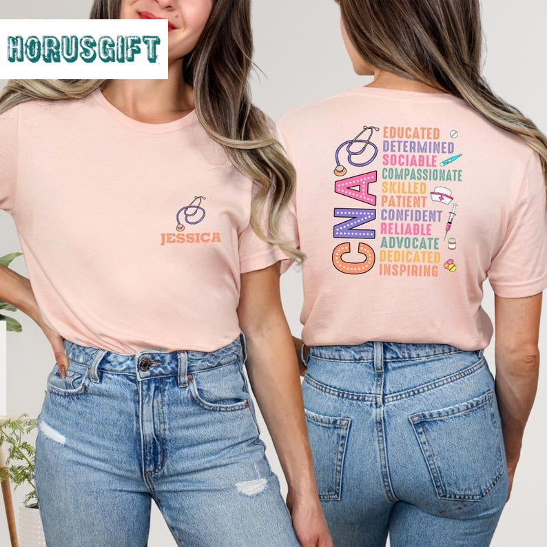 Personalized CNA Shirt, Gift for Certified Nursing Assistant