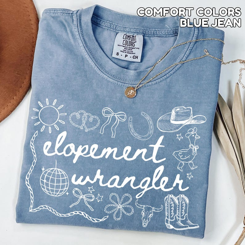 Comfort Colors Silly Goose ABA Shirts Elopement Wrangler BCBA Shirts