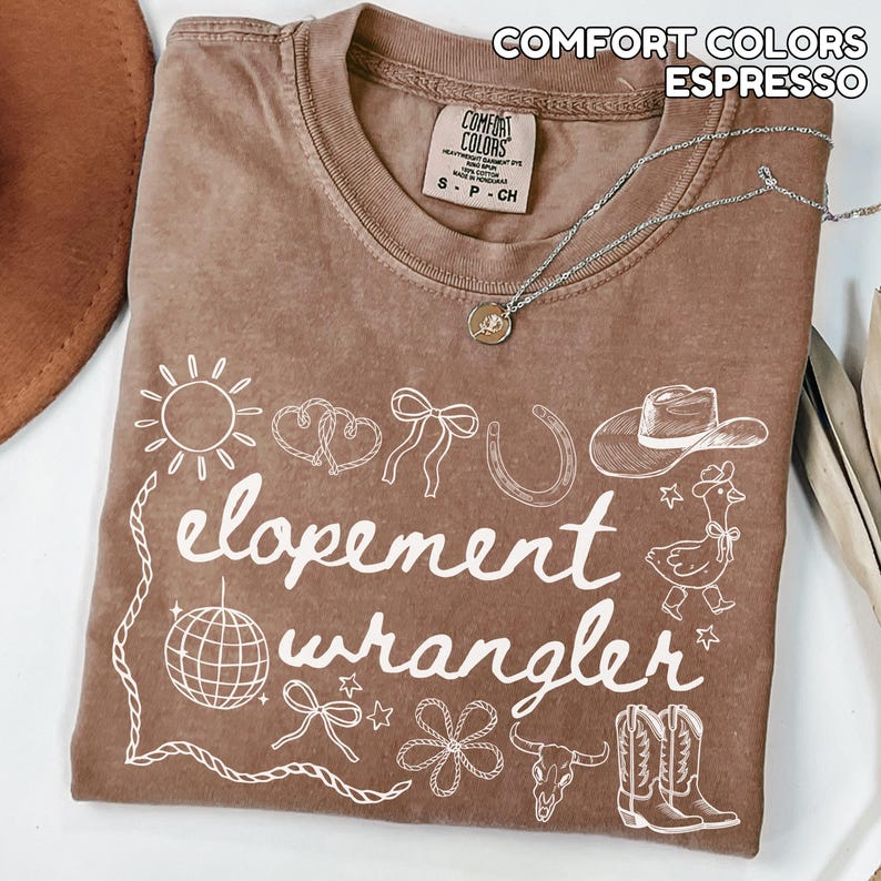 Comfort Colors Silly Goose ABA Shirts Elopement Wrangler BCBA Shirts
