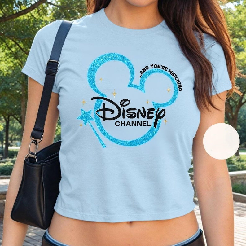 Disney Channel Baby Tee Disney 2000's custom shirts Disneyland Trip Shirt 90's kids Shirt