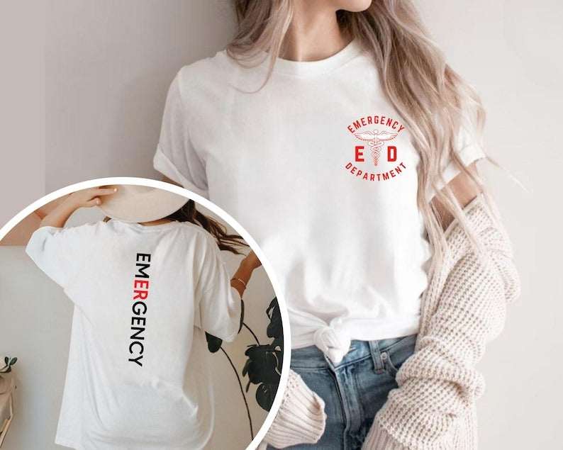 Emergency Department Nurse Shirt, ER Nurse T Shirt, Emergency Medicine Nurse, Emergency Nurse Gift