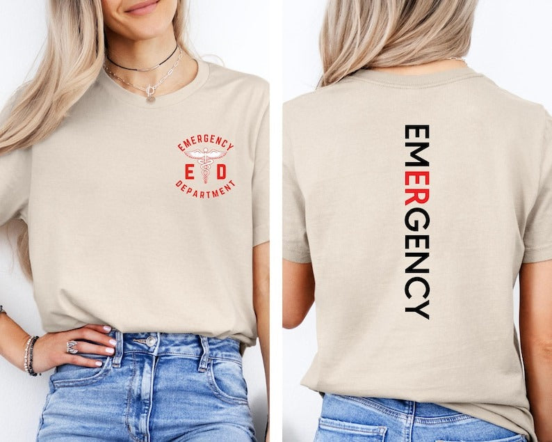 Emergency Department Nurse Shirt, ER Nurse T Shirt, Emergency Medicine Nurse, Emergency Nurse Gift