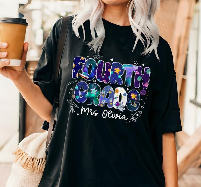 Back To School Shirt, First Day of School Shirt, Outer Space Theme Shirt