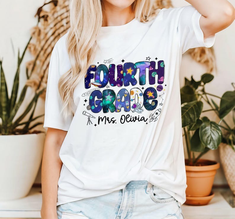 Back To School Shirt, First Day of School Shirt, Outer Space Theme Shirt