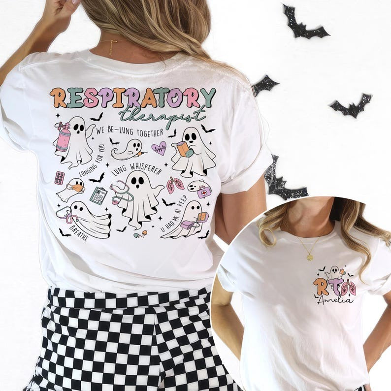 Halloween Respiratory Therapist Shirt, Halloween RT Shirt, Halloween Lung Squad Shirt