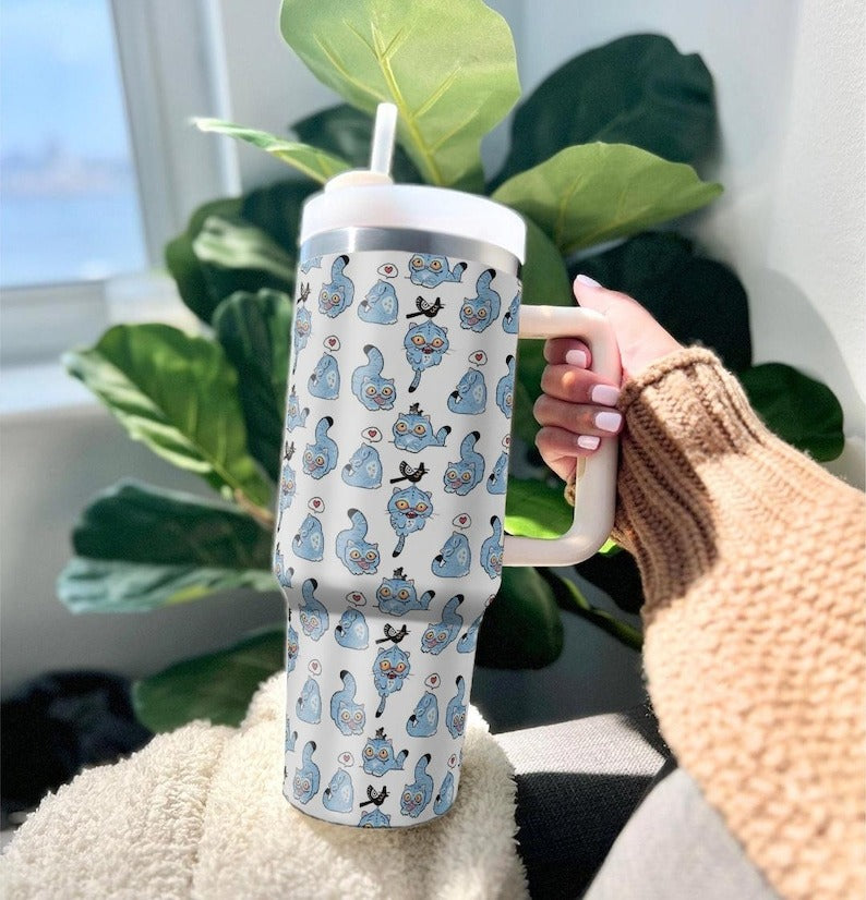 Derpy Tiger Tumbler 40oz, Demon Hunters Tumbler, Kpop Demon Hunters Tumbler