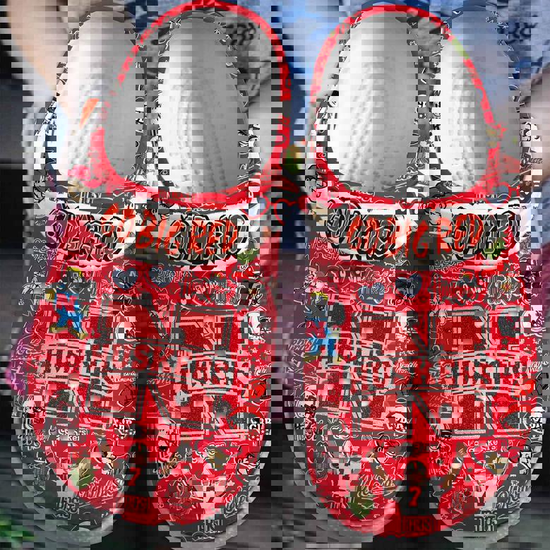 Nebraska Cornhuskers Ncaa Sport Clogs Shoes - 502HL- CR072