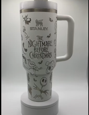 Nightmare Christmas Engraved Stanley 40oz Tumbler