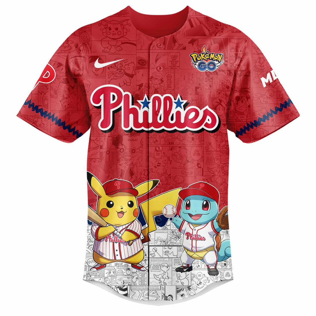 Philadelphia Phillies x Pokémon Go Baseball Jersey Editions Limited
