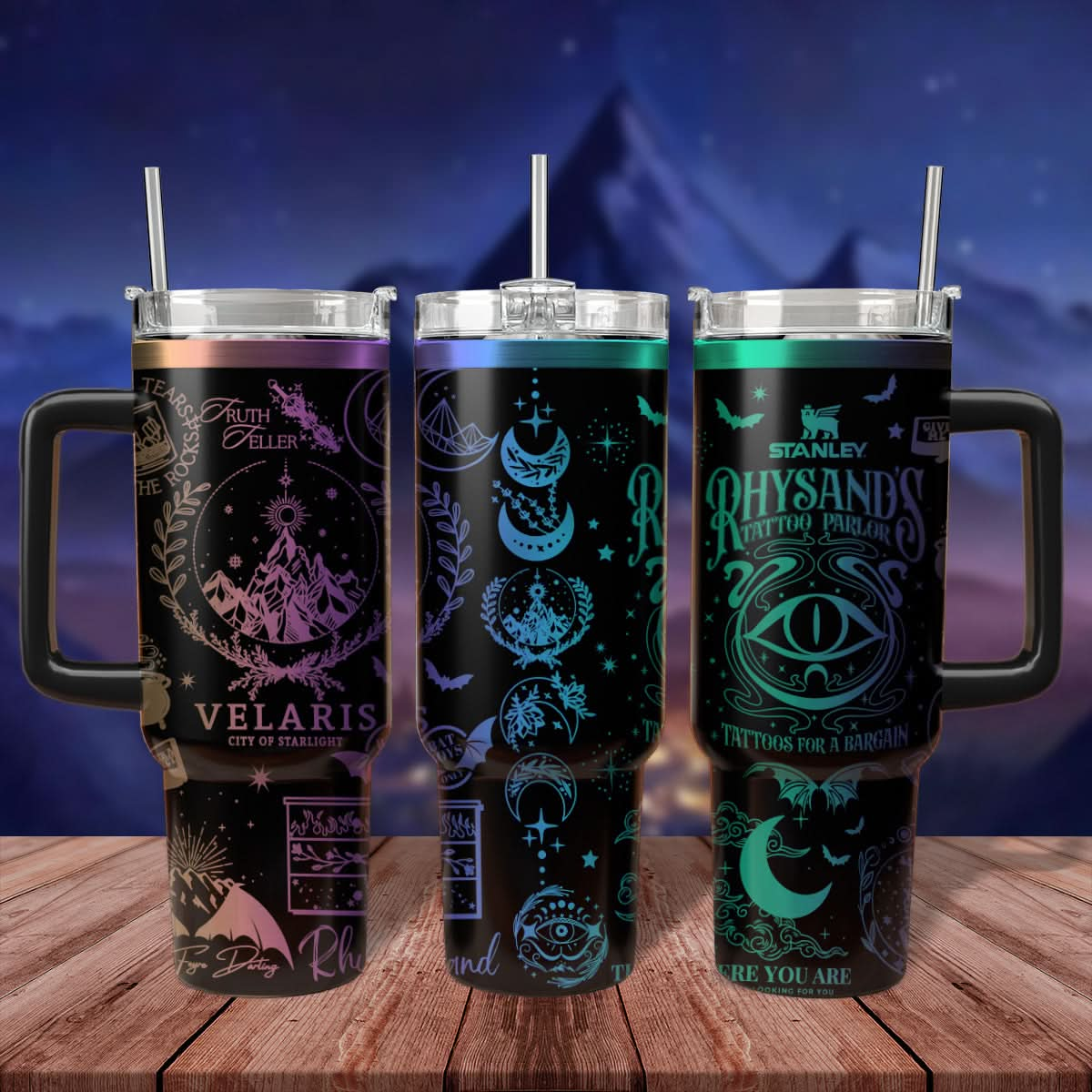 Velaris Rhysand's Engraved 40oz Tumbler - 407VTHNTB003