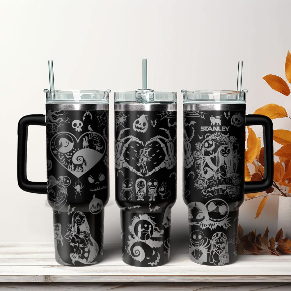 Jack Skellington & Sally 40oz Tumbler - 408VTTLTB035