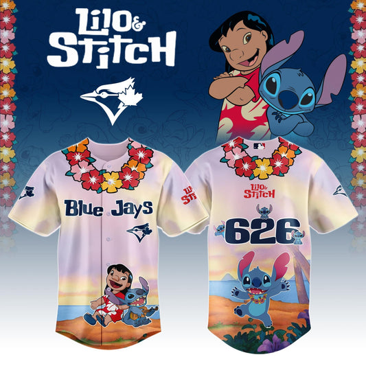 Toronto Blue Jays x Lilo & Stitch Special Edition Jersey 2025