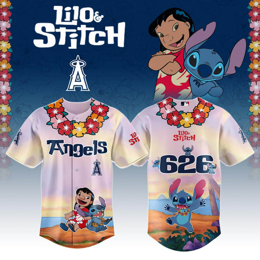 Los Angeles Angels x Lilo & Stitch Special Edition Jersey 2025