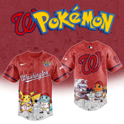 Washington Nationals x Pokémon Go Baseball Jersey Editions Limited