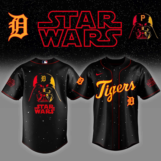 Detroit Tigers x Stars Wars Night Baseball Jersey Editions Limited