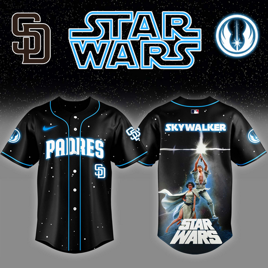 San Diego Padres x Stars Wars Luke Skywalker Game Night Baseball Jersey Editions Limited