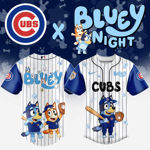 Chicago Cubs MLB x Bluey And Bingo Special Edition Jersey 2025