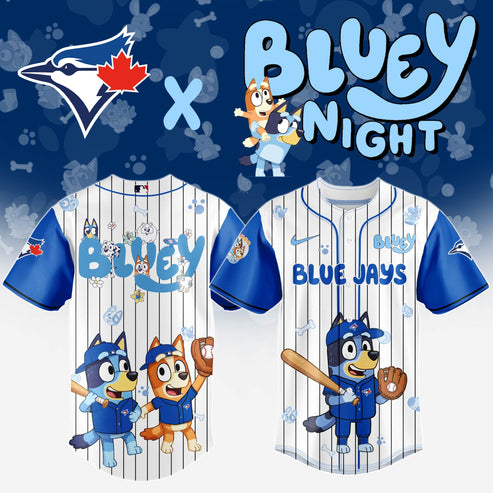 Toronto Blue Jays MLB x Bluey And Bingo Special Edition Jersey 2025