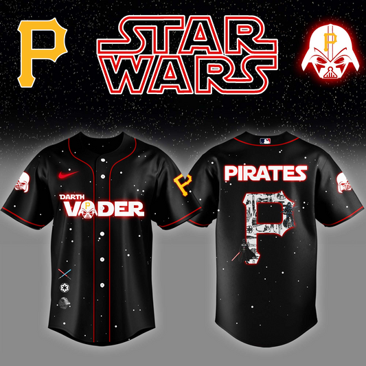 Pittsburgh Pirates x Stars Wars Darth Vader Night Baseball Jersey Editions Limited