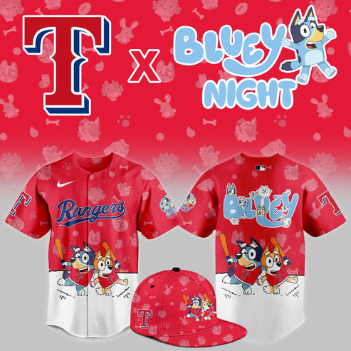 Texas Rangers 2025 Bluey Night Limited Jersey