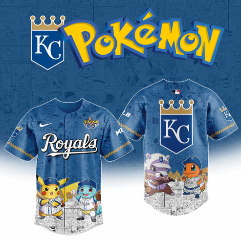 Kansas City Royals x Polemon GO Special Edition Jersey
