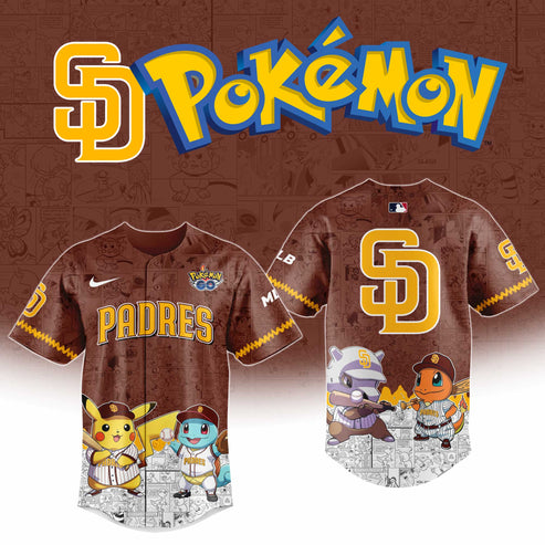 San Diego Padres x Pokemon GO Special Edition Jersey