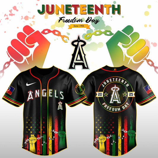 Los Angeles Angels MLB X Juneteenth Day Jersey Edition Jersey 2025