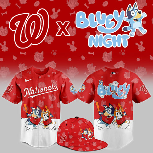 Washington Nationals 2025 Bluey Night Limited Jersey