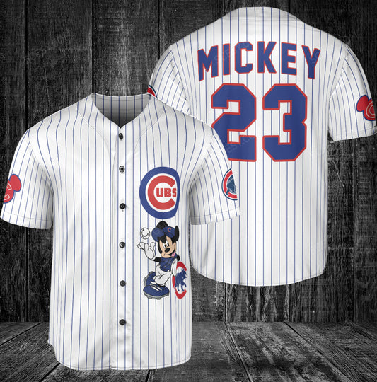 Chicago Cubs Mickey White Baseball Jersey