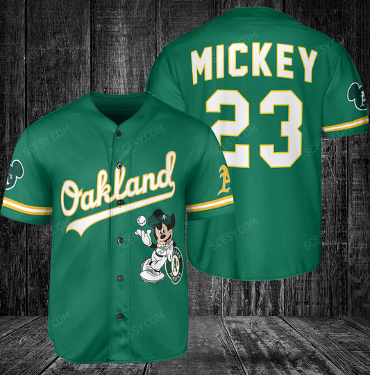 Oakland Athletics Mickey Green Baseball Jersey