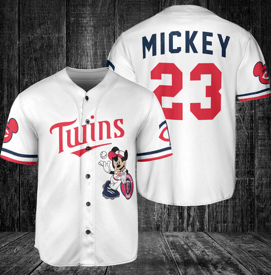 Minnesota Twins Mickey White Baseball Jersey