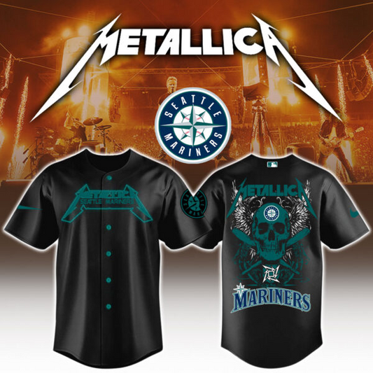 Seattle Mariners MLB x Metallica Edition Jersey