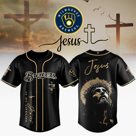 Milwaukee Brewers MLB x Jesus Jersey Limited Edition
