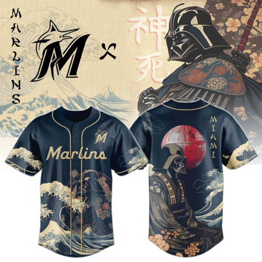 Miami Marlins MLB x Lord Vader Japan Edition Jersey