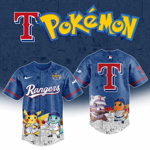 Texas Rangers x Polemon GO Special Edition Jersey