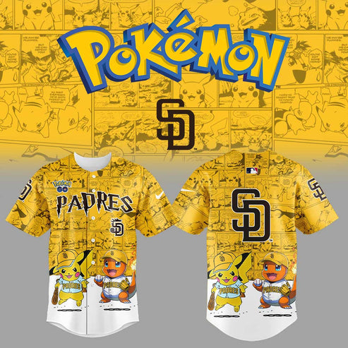 San Diego Padres x Pokémon GO Jersey